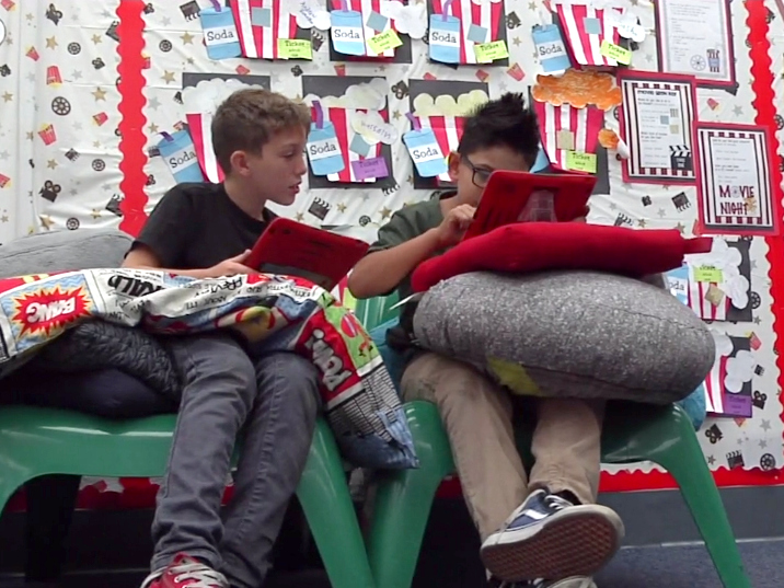 Students collaborating in the Buena Park School District