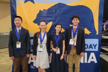 Acaciawood Preparatory Academy students earned a champion title for their junior division documentary, "The Right to Stay: Doss v. Bernal Dismantling Housing Segregation."