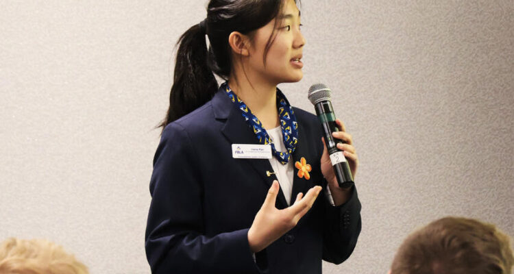 Valencia High School student Irene Pan was chosen to represent California at the 2025 National Youth Science Camp this summer by State Superintendent Tony Thurmond. (Courtesy of Irene Pan)